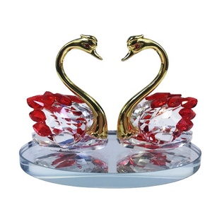 Bomboniere Personalizzate per Matrimonio 2022, Regali Creativi in Cristallo, <span class=keywords><strong>Cigno</strong></span> in Vetro Cristallo - Product Image 1