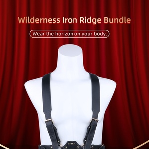 Wholesale QKKQ Male <b>Harness</b> Chest Strap Leather PU Belt Cage Body Bondage Rave Underwear,Dog <b>Harness</b>,Chest Bondage <b>Harness</b> - Product Image 3