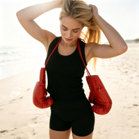 Tank Top Wanita Bergaya Model Crop Nyaman, Atasan Kasual Modis