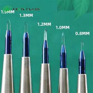 Lames en verre saphir personnalisées pour la dermatologie et les implants folliculaires, haute transparence, dureté 9 Mohs, outils chirurgicaux anti-impact - Product Image 3