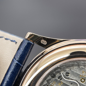 Đồng hồ Moon Phase Watch Bar Scale Blue Cowhide Sapphire Mirror Đồng hồ cơ tự động đa chức năng Pateke Philippees - Product Image 4