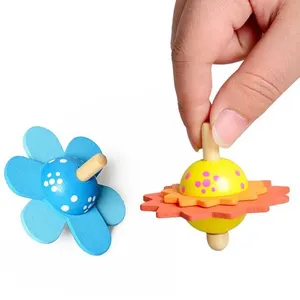 Giocattolo Educativo Montessori per Bambini, Trottola in Legno Ecologica per <span class=keywords><strong>2</strong></span>-4 Anni e 5-7 Anni, Sviluppo Sensoriale e Decompressione - Product Image 2