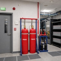Système d'extinction d'incendie à gaz à livraison rapide 120L pour centre de données – Guide d'installation, notes et feuille de mise en service