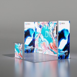 Cabina de exposición comercial colgante Caja de luz Gancho de techo ajustable de altura de 3m - Product Image 6