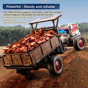 Tractor Simulado de Grado <span class=keywords><strong>Profesional</strong></span> a Escala Completa, Vehículo Agrícola <span class=keywords><strong>RC</strong></span> 4WD 2.4G, Fuerte Rendimiento de Escalada, Juguete <span class=keywords><strong>RC</strong></span> de Carga Pesada - Product Image 4