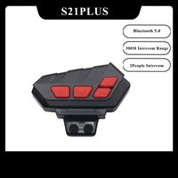 Casque de moto en plastique S21PLUS pour interphone, étanche IP65, Guangdong, 2 motards, portée 300M, radio FM, haut-parleur 40mm
