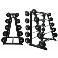 Équipement de musculation SP Gym, ensemble de barres de musculation chromées, poids fixes, y compris la barre et le support