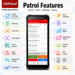 Solution de patrouille numérique A13 : Système complet de contrôle <span class=keywords><strong>des</strong></span> visites mobiles avec rapports cloud et surveillance en temps réel - Product Image 6