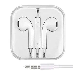 A buon mercato 3.5mm auricolare cablato originale auricolare in-ear basso portatile per Apple Sport auricolare Stereo cablato per iPhone con microfono