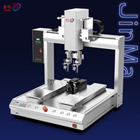 Máquina de Soldadura Automática de Doble Estación y Doble Cabezal para Sobremesa, Robot de Soldadura de Tamaño Pequeño para PCB y Cables de Datos USB