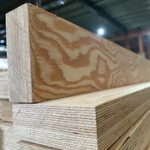 中国工厂建筑木屋用长柱木梁