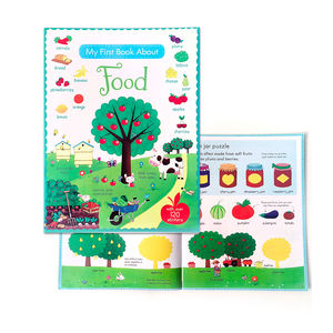 <span class=keywords><strong>Libros</strong></span> de pegatinas de educación temprana transfronterizos personalizados para niños pequeños potencialmente enfocados Impresión de cartón de papel - Product Image 1