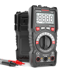 Multimètre numérique professionnel portable Habotest HT113B AC/DC avec mesure de tension et de courant, 4000 points de lecture, True RMS, capacitance et autorange - Product Image 3