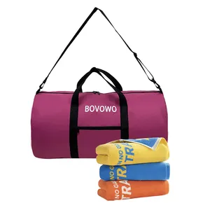 Fornecedor multispeciality OEM Bolsa de viagem para mulheres com alça de toalha fácil de transportar, durável e rosa para viagens ao ar livre