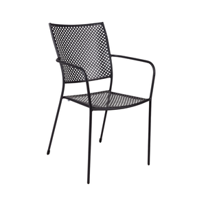SILLA MILADY EN HIERRO NEGRO - Product Image 1