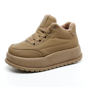 Botas Casuales con Borlas 2026, de Media Caña, Cálidas, de Felpa Artificial, Impermeables, con Cordones, para Invierno - Product Image 2