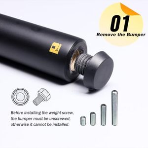 Little Monster 4 pièces de bâtons de queue de billard boulons de poids accessoires réglables avec tournevis hexagonal de 6mm 0.4/0.6/1.1/1.8oz - Product Image 3