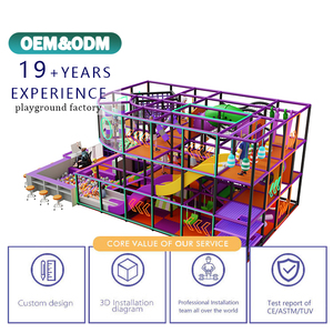 CE Certified Steel Kids Indoor Playground Equipment Soft Children Role Play House With Safety First Engineering - Product Image 2