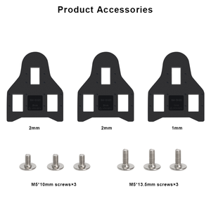 RIDERACE Plaquettes de pédale de vélo SH20 <span class=keywords><strong>SPD</strong></span>-SL pour chaussures de vélo de route, auto-bloquantes, réglables, pour <span class=keywords><strong>Shimano</strong></span> - Product Image 5