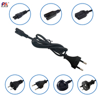 Cable de Alimentación CA de Alta Calidad con Conector Argentino AR a C7 para Laptop, Computadora, TV, Impresora