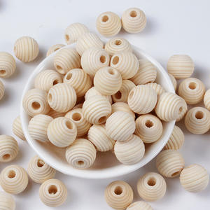 <b>Wood</b> <b>Beads</b> 10-20mm Unfinished Spiral Round <b>Wood</b> <b>Beads</b> Jewelry Accessories Jewelry <b>Beads</b> - Product Image 3