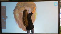 Système de projection interactif de jeux de tir au laser à commande tactile à distance à réponse rapide