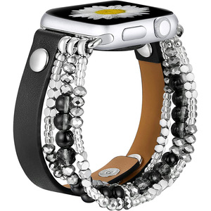 <span class=keywords><strong>Bracelet</strong></span> en <span class=keywords><strong>cuir</strong></span> élastique léopard pour femmes <span class=keywords><strong>Bracelet</strong></span> de montre perlé pour <span class=keywords><strong>Apple</strong></span> <span class=keywords><strong>Watch</strong></span> Band 38 40 41 49 Mm pour Iwatch Se Series 10 9 <span class=keywords><strong>8</strong></span> 7 6 5 - Product Image 6