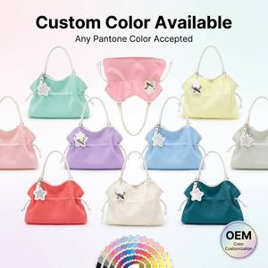 Trendy Clear PVC Jelly Beach Bag Custom Star Charm Drawstring Closure Women Shoulder Tote Shopping Bag with <strong>Purse</strong> - Product Image 6