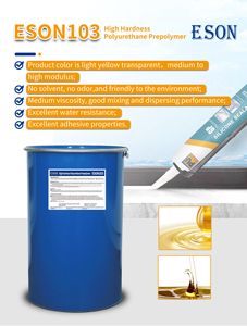 Milieuvriendelijke, geurloze ESON103 polyurethaan prepolymer met hoge hardheid, industriële lijm voor houtbewerking en constructie. - Product Image 2