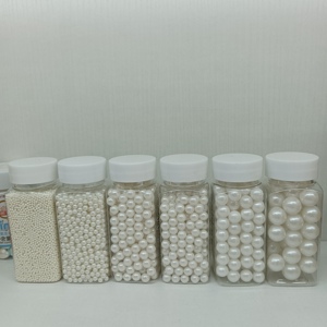 Cake azúcar <span class=keywords><strong>confeti</strong></span> confitería mezcla comestible cumpleaños material simulación dulce Jimmy espolvorear blanco perla asperja - Product Image 5