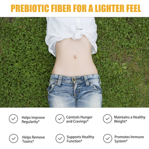 Custom Logo Prebiotic Supplement Capsules Fiber Supplement Balance Gut Microbiome Sugar Free Food Fiber Prebiotic <b>Blend</b> - Product Image 6