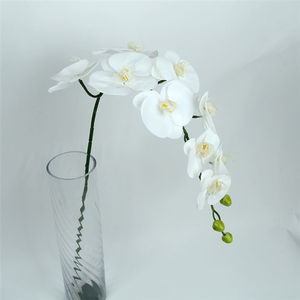 عالية محاكاة 9 رؤساء فالاينوبسيس السحلية الزهور الاصطناعية الزفاف واحدة الجذعية ريال اللمس اللاتكس فراشة السحلية - Product Image 5