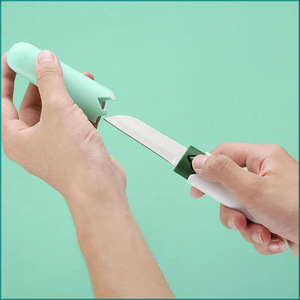 Factory Direct Sale Multifunction Peeler Knife Stainless Steel 2 in 1 Portable <b>Fruit</b> and <b>Vegetable</b> Knife Kitchen - Product Image 3