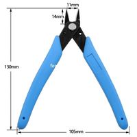 170II pince oblique poignée givrée mini ciseaux à ongles pince coupante électronique dessiner vice bijoux pinces électroniques outils