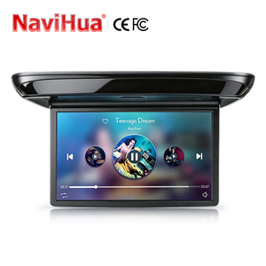 Moniteur de toit tactile IPS 13,3 pouces NaviHua New UPgrade, écran LCD rabattable avec fonction Mirror Link, divertissement pour voitures universelles - Product Image 1