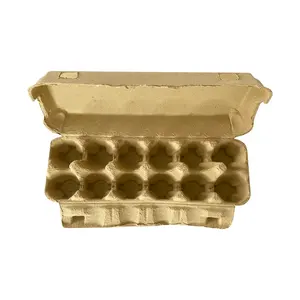 Отверстие от производителя, Компостируемая перерабатываемая бумажная масса, коробка для яиц, 12 ячеек, яйца 2x6 3x4, коробка, контейнер для бумажной массы