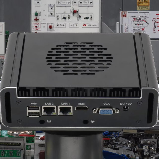 Industrial Mini PC Intel Core I7 Dual LAN RS232 7\" 8\" Touch Screen Android RK3288 Linux OS Stock J4125 Computer Accessory