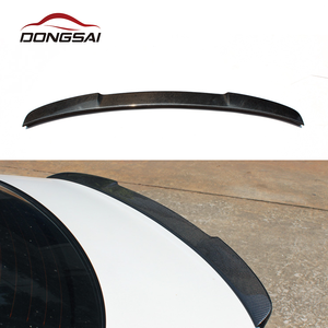 Becquet de coffre arrière en Fiber de carbone, aileron postérieur sombre, Style V, pour Audi A3 S3 RS3 8V Sedan de 2013 à 2016 - Product Image 1