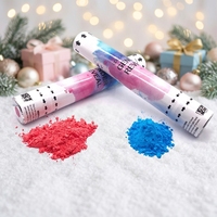 Lanceur/Blaster de confettis télécommandé pour effets de scène, révélation du sexe, fumée colorée et poudre Holi