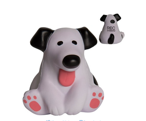 Toptan promosyon fabrika reklam özelleştirilebilir yağ köpek Pu stres giderici stres oyuncak stres topu - Product Image 2