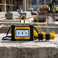 Détecteur de profondeur de fissures dans le béton HC-CS202, capteur ultrasonique, testeur de mesure de la profondeur des fissures dans le béton