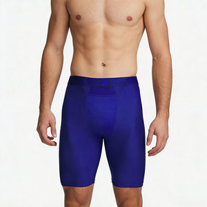 Boxer <span class=keywords><strong>da</strong></span> <span class=keywords><strong>Uomo</strong></span> Traspiranti ed Ecologici ad Asciugatura Rapida con Logo in Vita - Intimo Sportivo a Gamba Lunga - Product Image 2