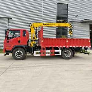 Baowo <b>Truck</b> Crane 12.5 <b>Ton</b> Hydraulic Load Capacity Heavy Duty Engineering Use - Product Image 2