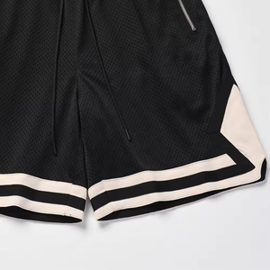 Blank Nylon & Spandex Double Mesh Custom Gym <b>Shorts</b> <b>Men</b> High Quality Wholesale <b>Zipper</b> <b>Pocket</b> - Product Image 4