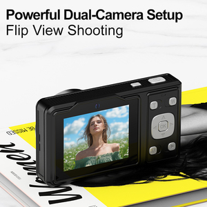 Mini rétro Vintage Selfie caméra Zoom numérique Anti-secousse pour les enfants voyage CCD capteur élément économique - Product Image 5