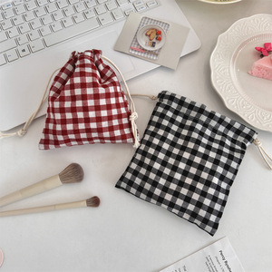 Nouveauté - Pochette de rangement en tissu de lin écologique avec cordon de serrage, plusieurs couleurs, petit sac cadeau - Product Image 4
