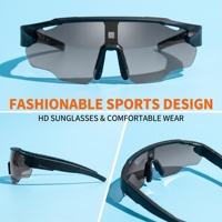 Lunettes de sport intelligentes multicolores, lunettes audio avec batterie 290 mAh pour la lecture de musique et les appels Bluetooth, cyclisme, jogging