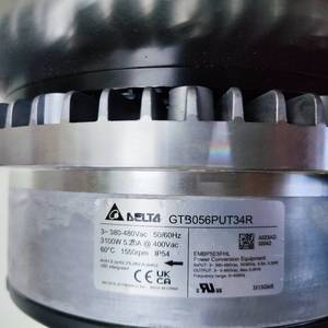 Ventilador Centrífugo Delta GTB056PUT34R E1 565x338.5mm 380V 50/60Hz 3100W 5.20A 1550RPM 14068CMH IP54 AHU con Enchufe EC para Refrigeración OEM/ODM - Product Image 5
