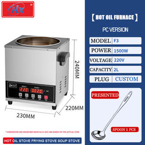 Estufa de aceite caliente eléctrica comercial para cocinar temperatura constante equipo de cocina y hotel para fideos y olla caliente de pescado - Product Image 1