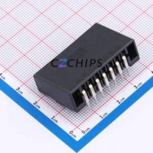 HC-3810-7AW-05 Wire-to-Board Pin Header Bent Lead Through Hole,P=3.81mm Connector 1x7P 3.81mm Right Angle Insert 7P - Product Image 2